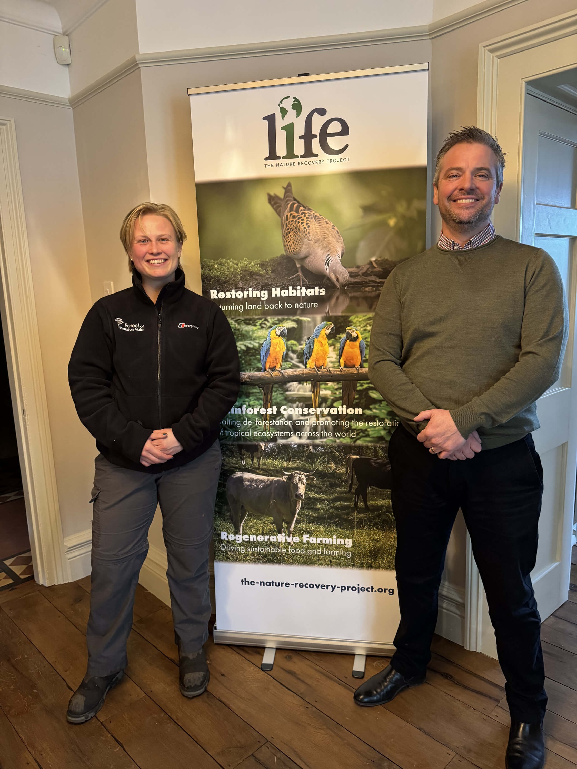 The Nature Recovery Project Welcomes New Forestry Trainee in Partnership with the Forest of Marston Vale
